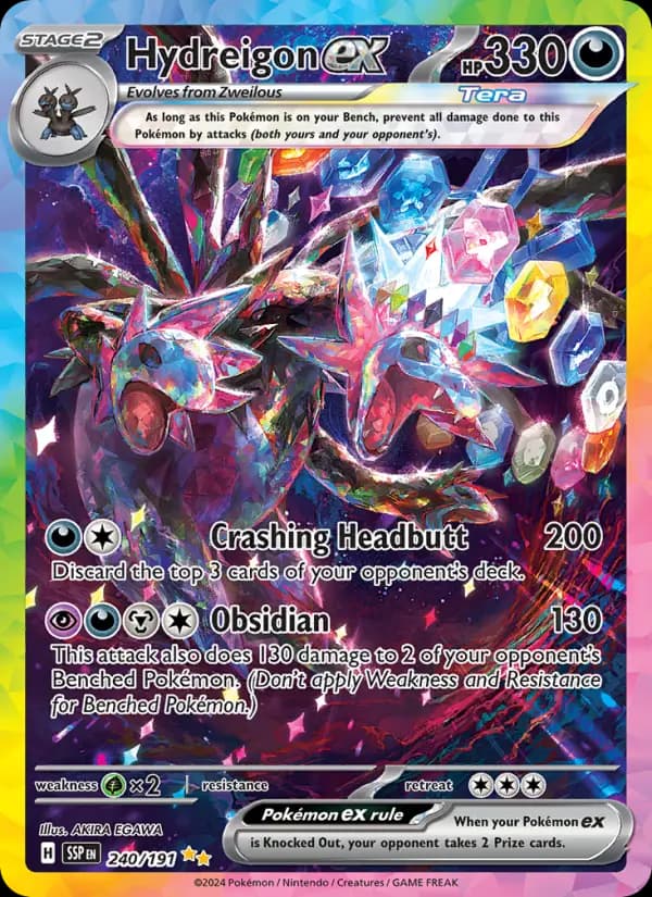 Hydreigon ex — Pokémon card