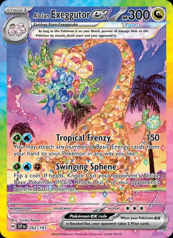 Alolan Exeggutor ex — Pokémon card