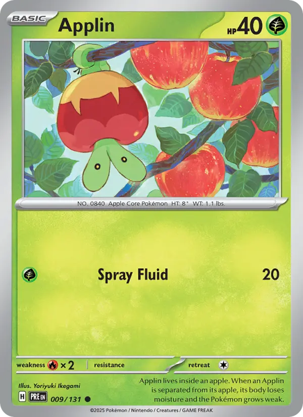 Applin — Pokémon card