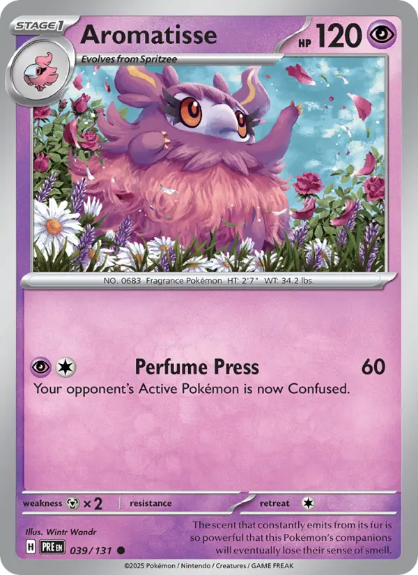 Aromatisse — Pokémon card
