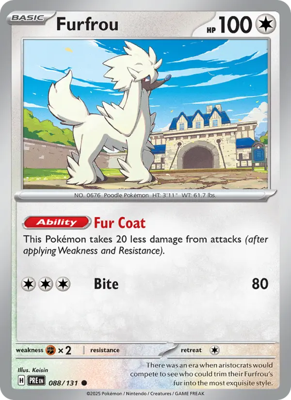 Furfrou — Pokémon card