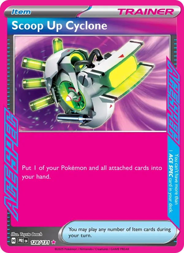 Scoop Up Cyclone — Pokémon card
