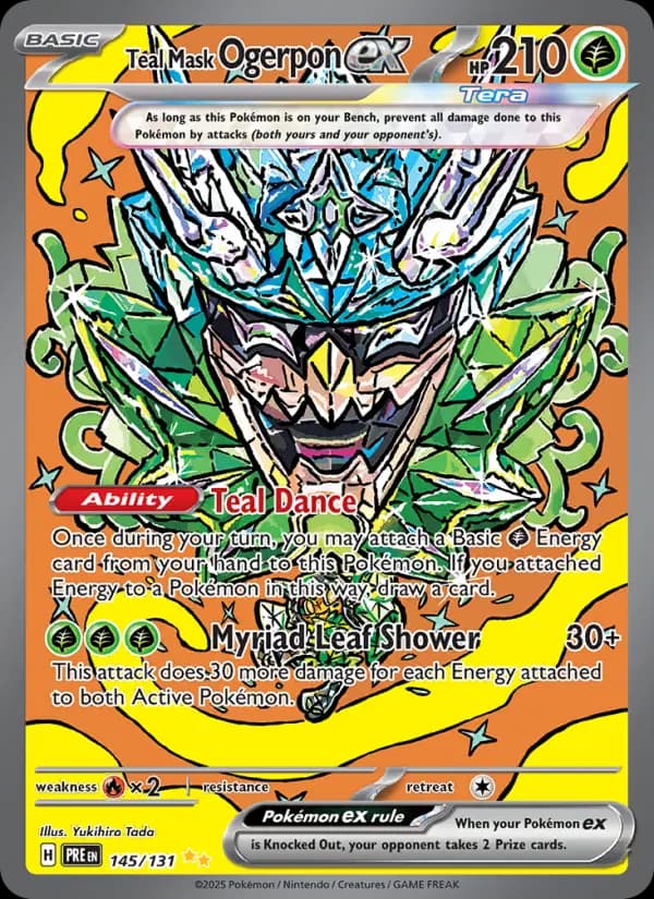 Teal Mask Ogerpon ex — Pokémon card