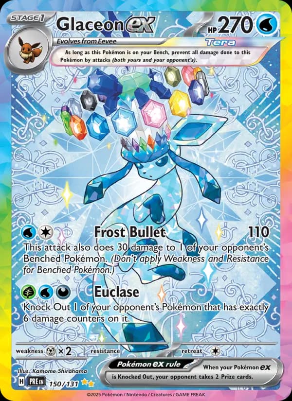 Glaceon ex — Pokémon card