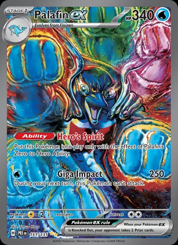 Palafin ex — Pokémon card