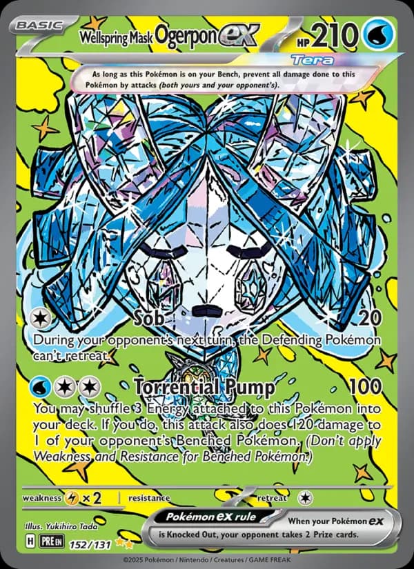Wellspring Mask Ogerpon ex — Pokémon card