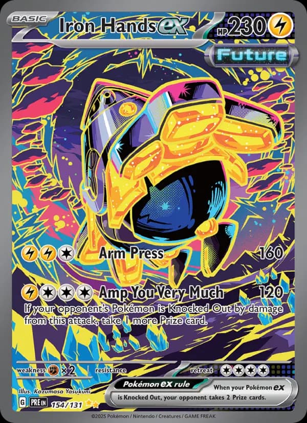 Iron Hands ex — Pokémon card