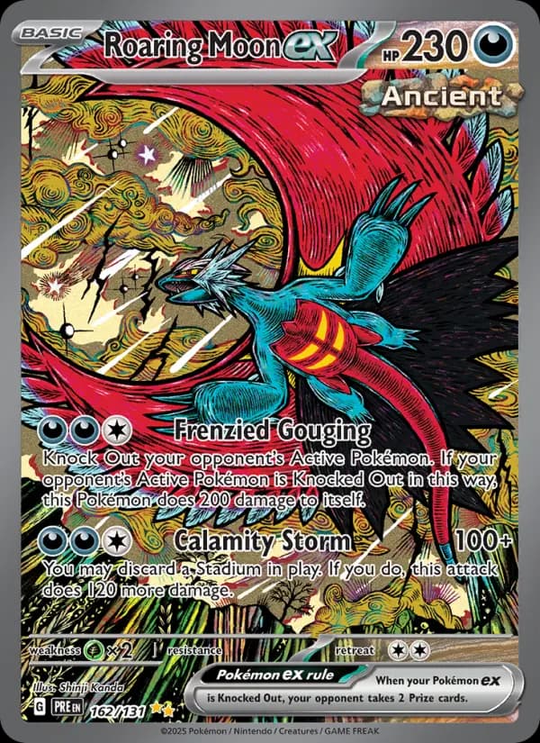 Roaring Moon ex — Pokémon card