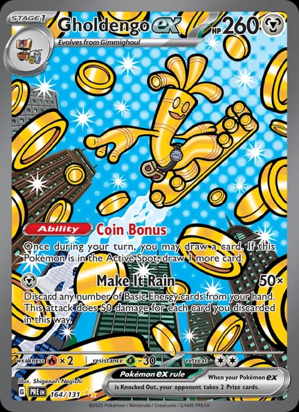 Gholdengo ex — Pokémon card