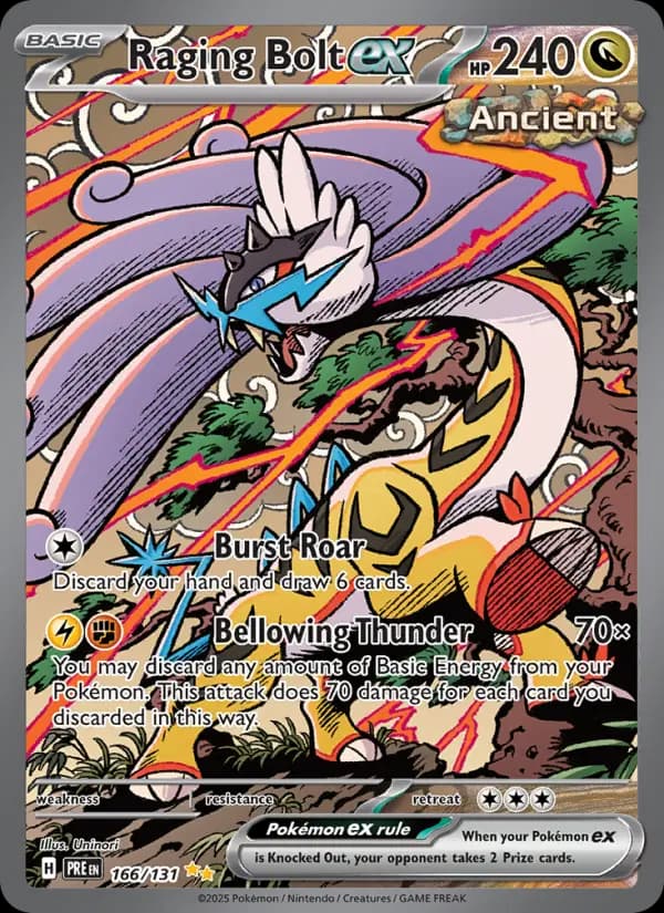 Raging Bolt ex — Pokémon card