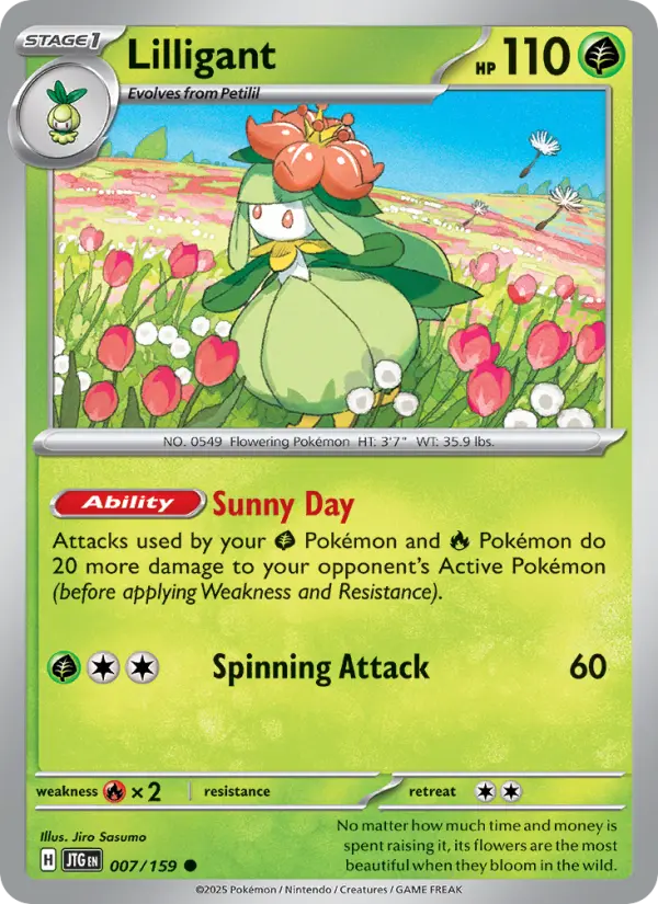 Lilligant — Pokémon card