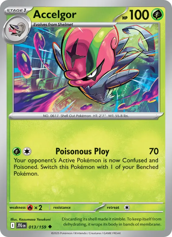Accelgor — Pokémon card