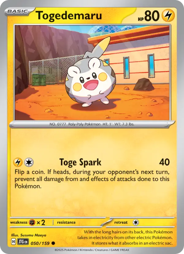 Togedemaru — Pokémon card