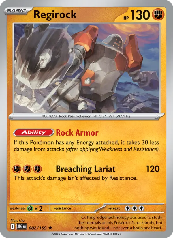 Regirock — Pokémon card