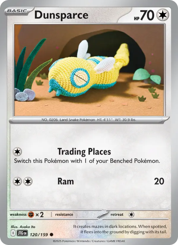 Dunsparce — Pokémon card