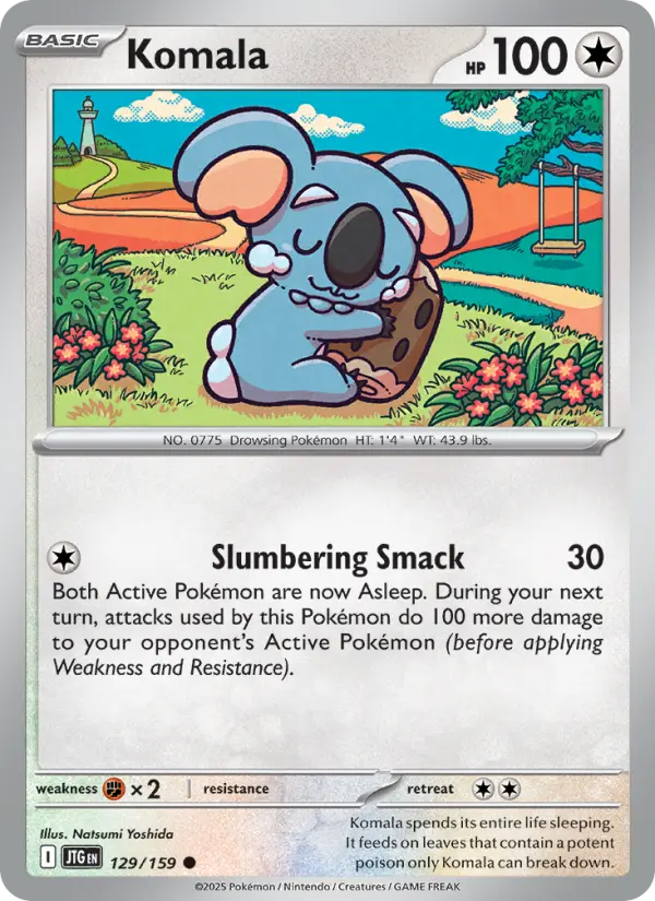 Komala — Pokémon card