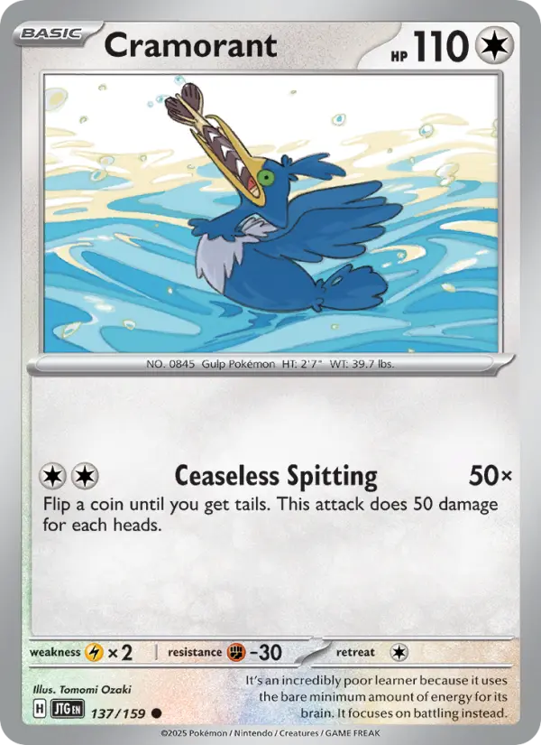 Cramorant — Pokémon card