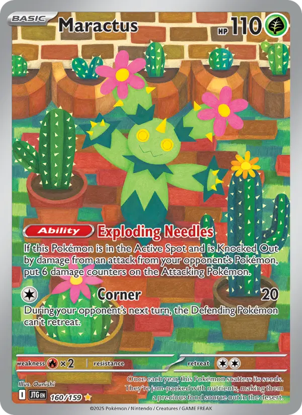 Maractus — Pokémon card