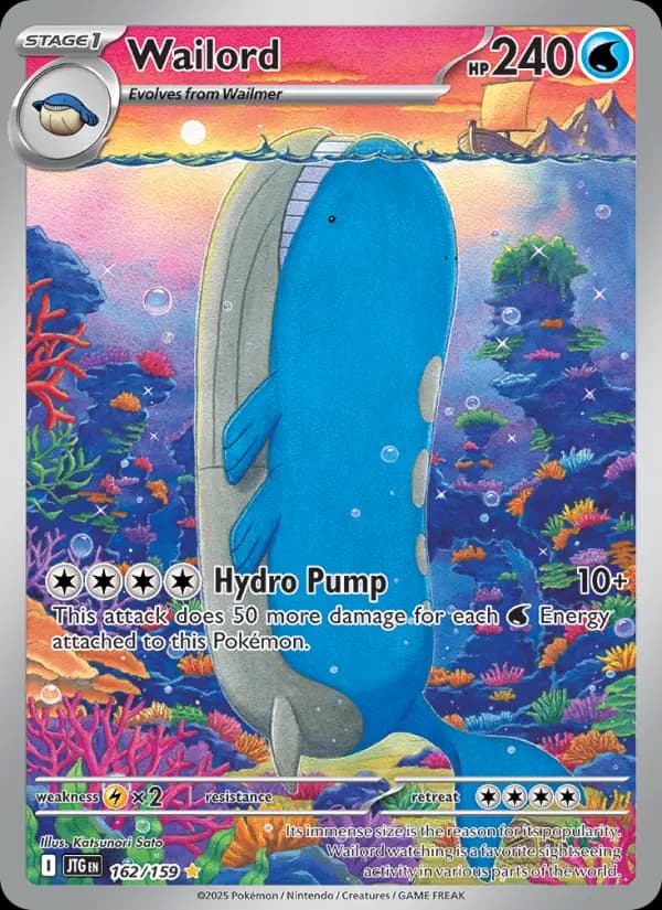 Wailord — Pokémon card