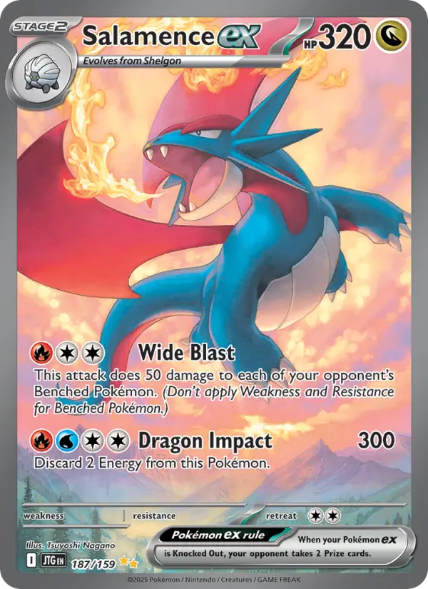 Salamence ex — Pokémon card