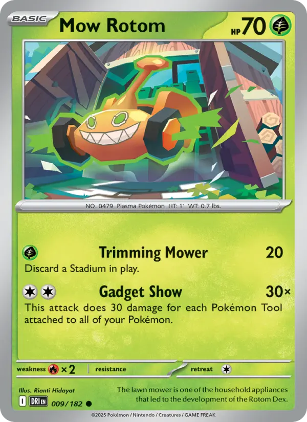 Mow Rotom — Pokémon card