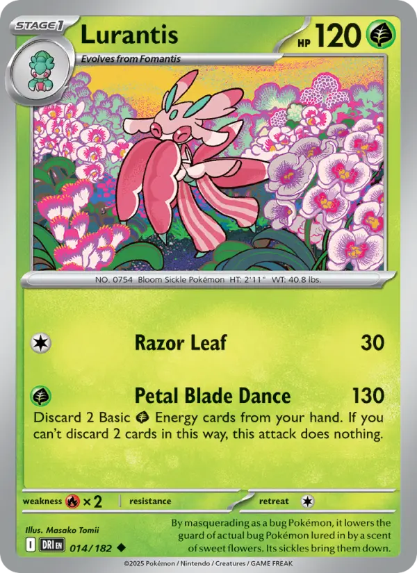 Lurantis — Pokémon card