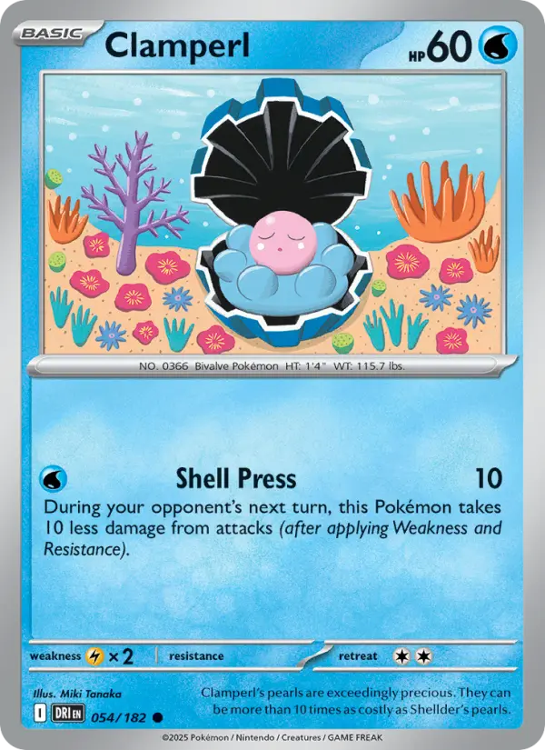 Clamperl — Pokémon card