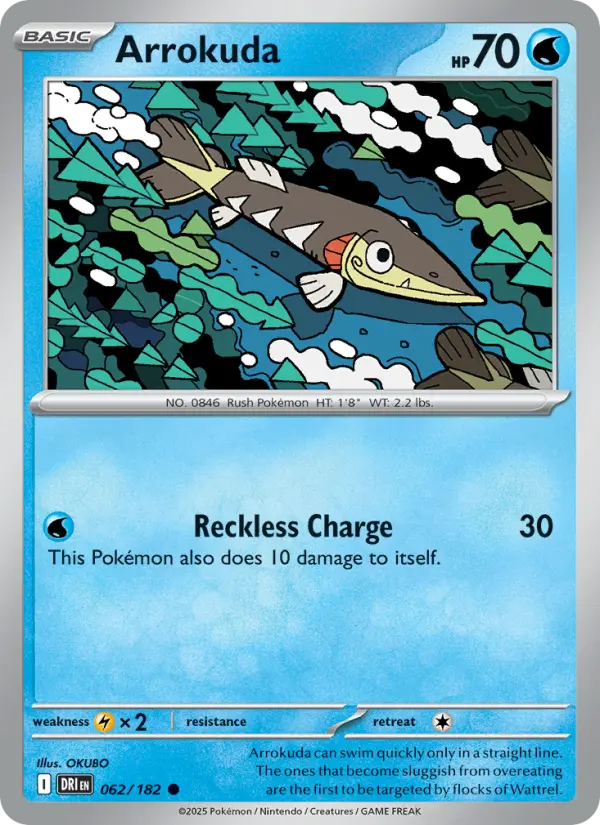 Arrokuda — Pokémon card