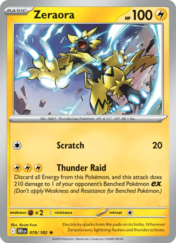 Zeraora — Pokémon card