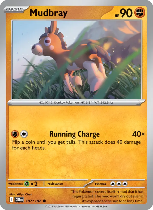 Mudbray — Pokémon card