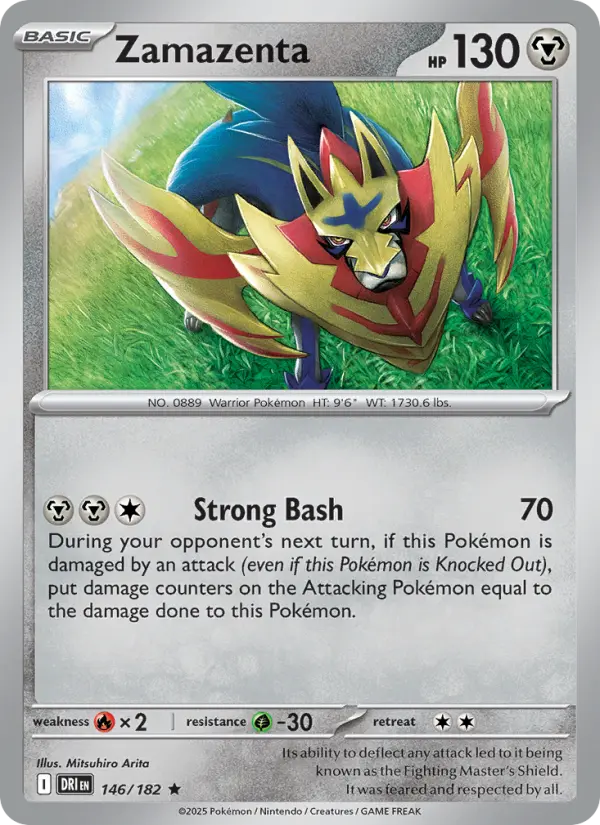 Zamazenta — Pokémon card