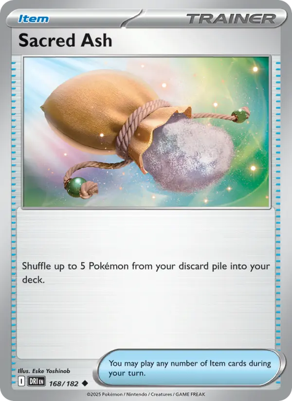 Sacred Ash — Pokémon card