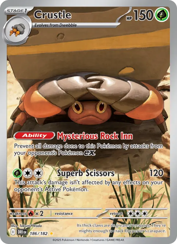 Crustle — Pokémon card