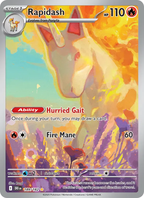 Rapidash — Pokémon card