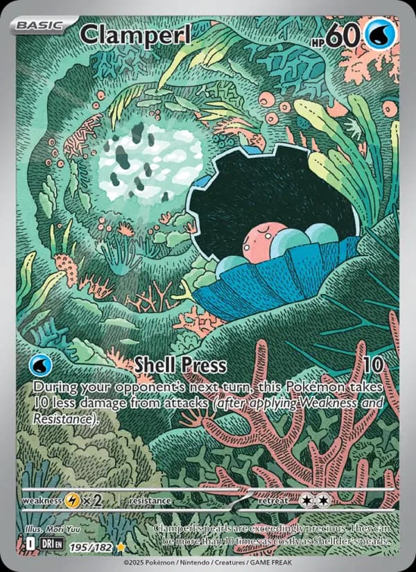 Clamperl — Pokémon card