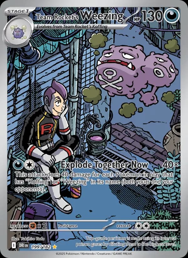 Team Rocket's Weezing — Pokémon card