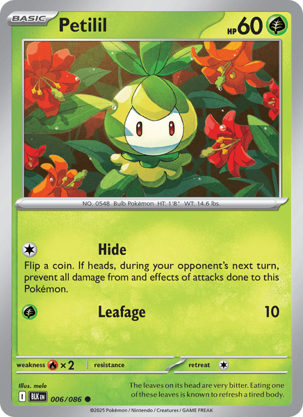 Petilil — Pokémon card