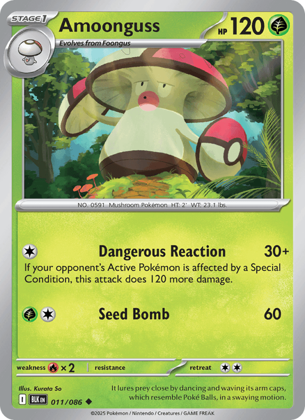 Amoonguss — Pokémon card