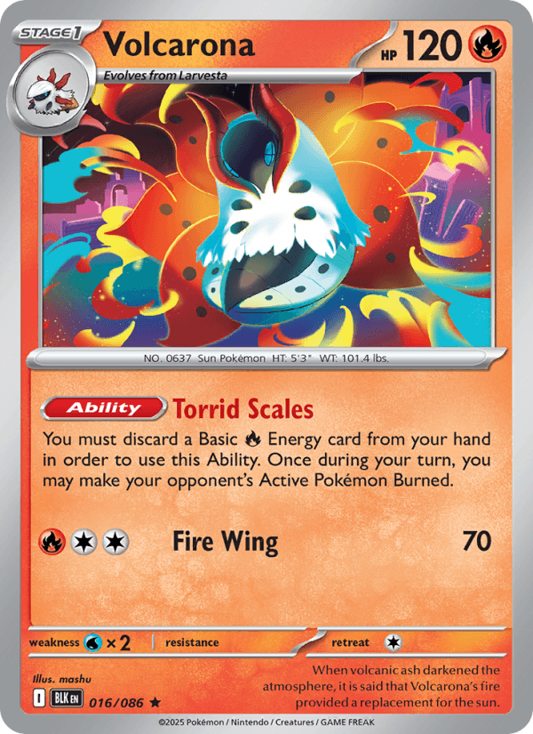 Volcarona — Pokémon card