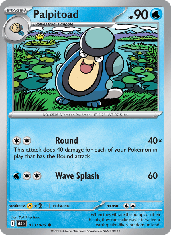 Palpitoad — Pokémon card