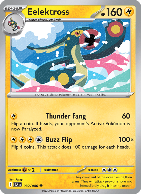 Eelektross — Pokémon card