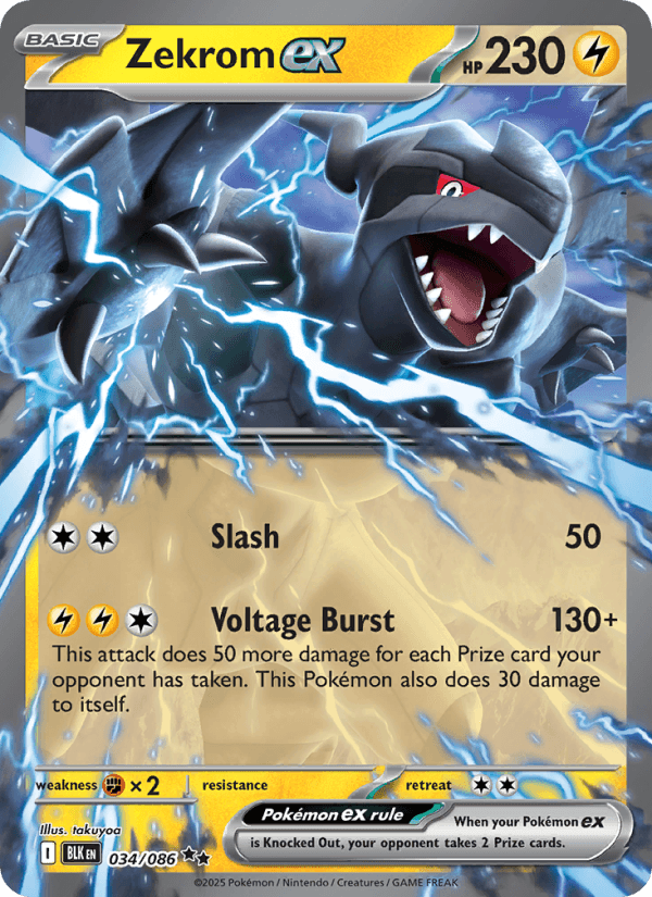 Zekrom ex — Pokémon card