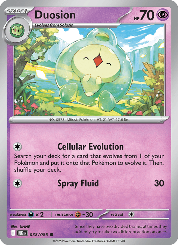 Duosion — Pokémon card