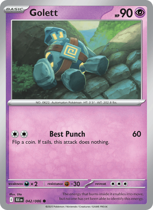 Golett — Pokémon card