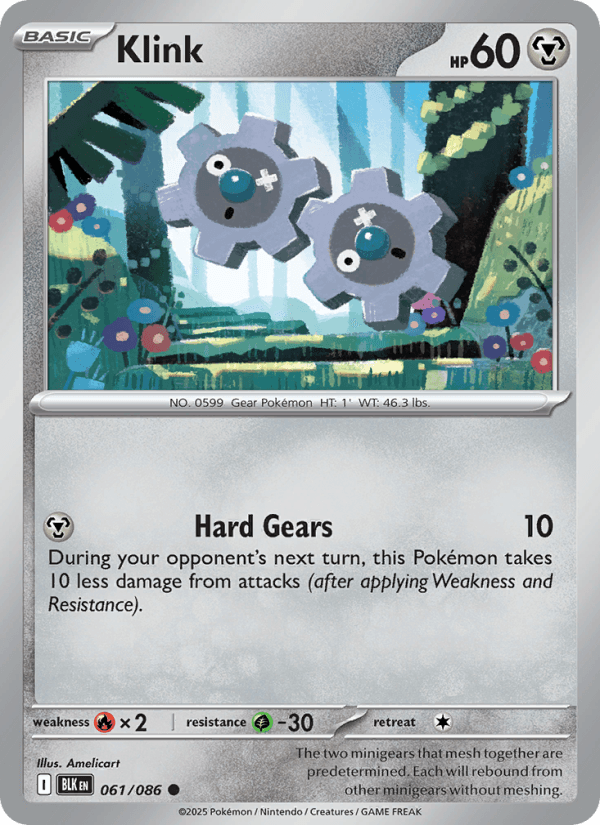 Klink — Pokémon card