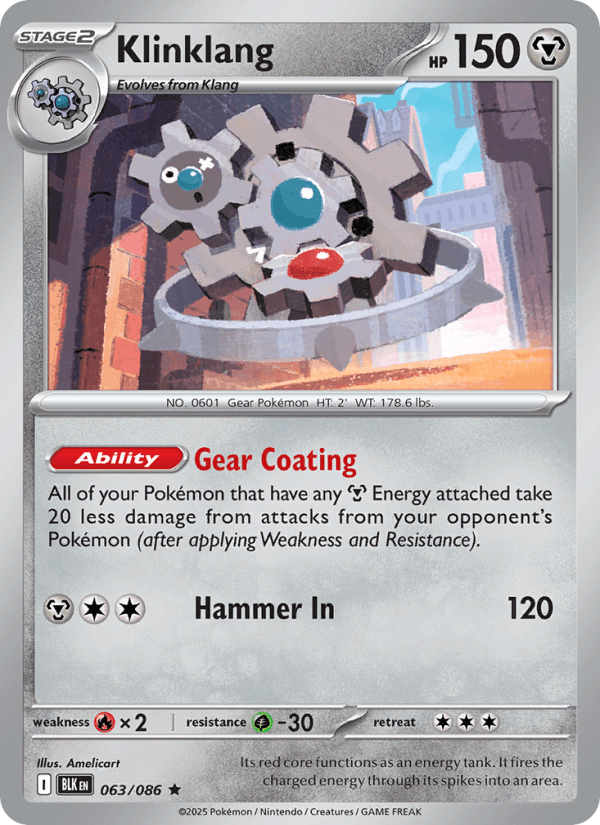 Klinklang — Pokémon card