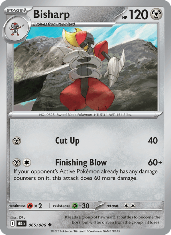Bisharp — Pokémon card