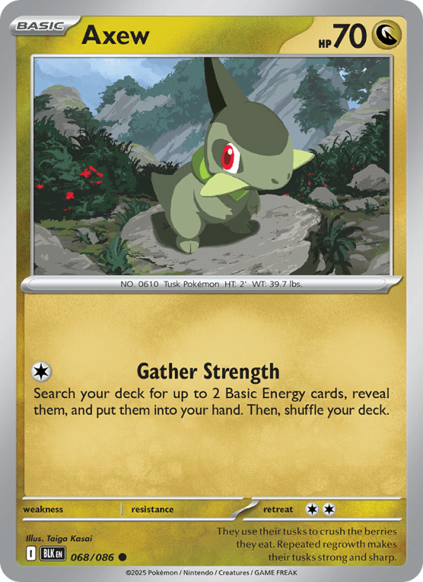 Axew — Pokémon card