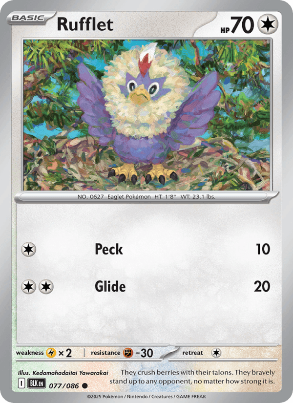 Rufflet — Pokémon card