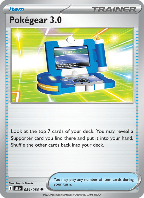 Pokégear 3.0 — Pokémon card
